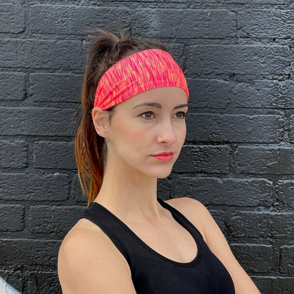 Extra-Wide Sport and Fitness Sweat Wicking Fitness Headband