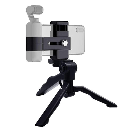 AMZER Foldable Tripod With Smartphone Fixing Clamp 1/4 inch Holder