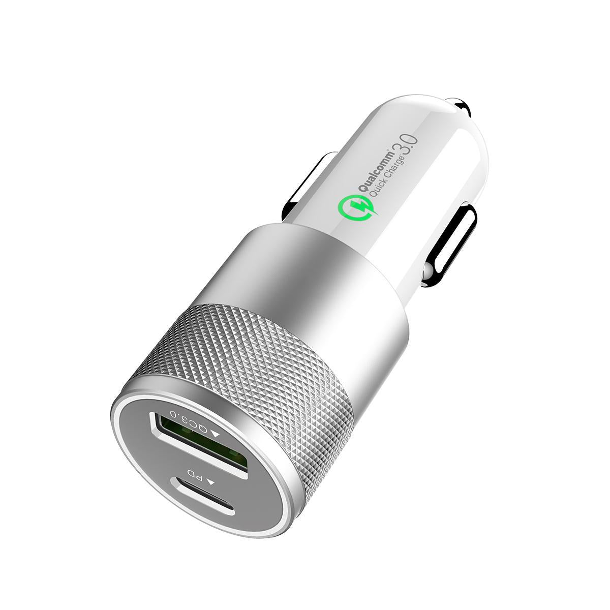 Premium QC3.0 PD Fast Car Charger for iPhone 11/ Pro/ Pro Max/ X/ XS