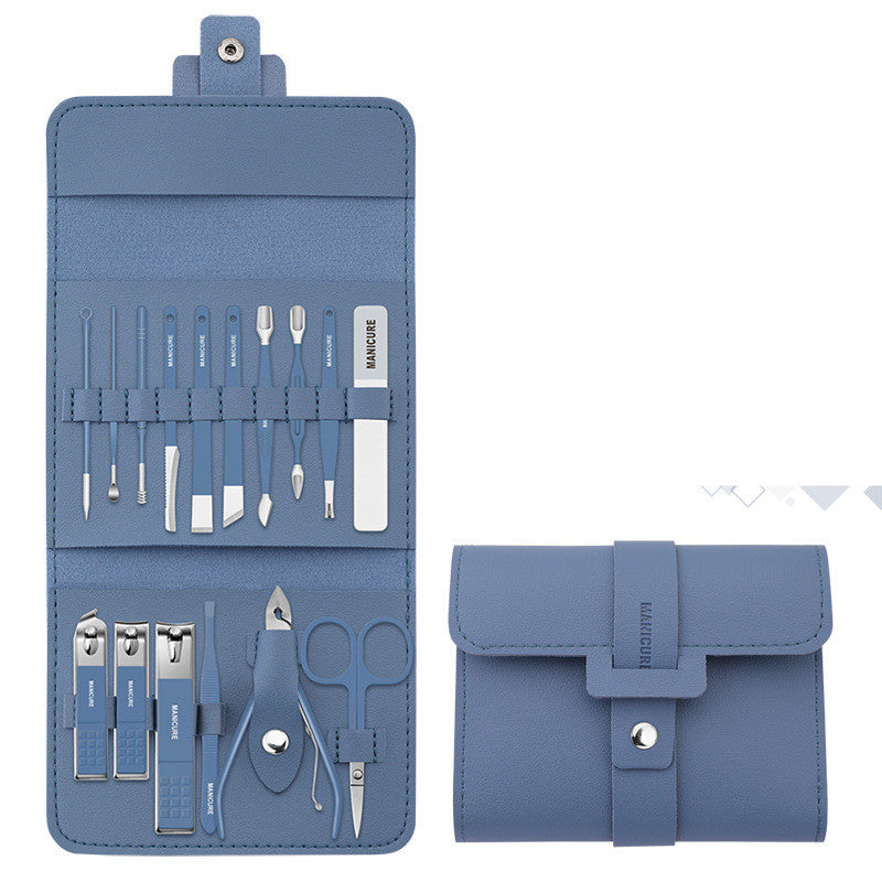 16 Pcs Nail Clippers Nail Cutter Nail Scissors With PU Bag