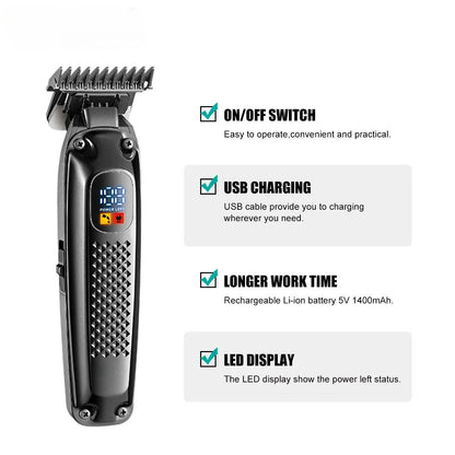 Hair Cutting Machine Professional Hair Trimmer Rechargeable Haircut