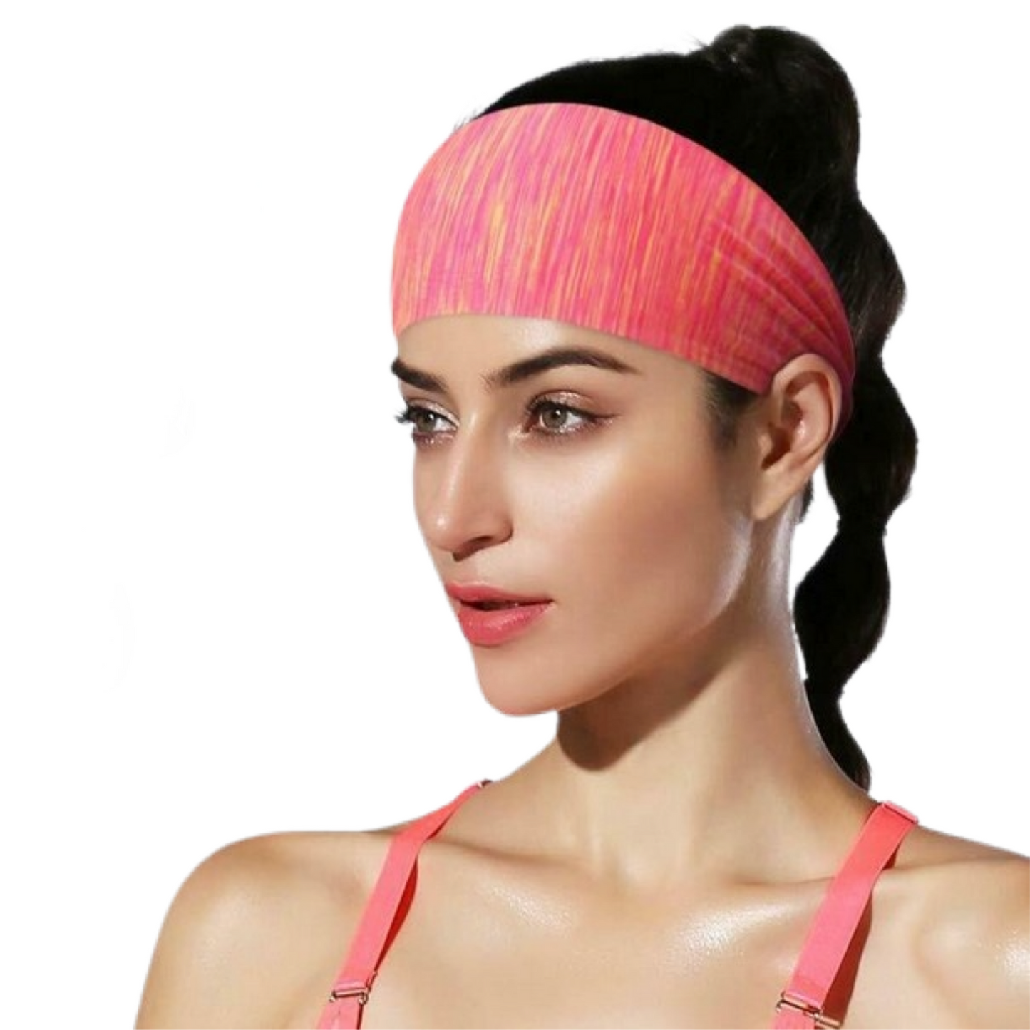 Extra-Wide Sport and Fitness Sweat Wicking Fitness Headband