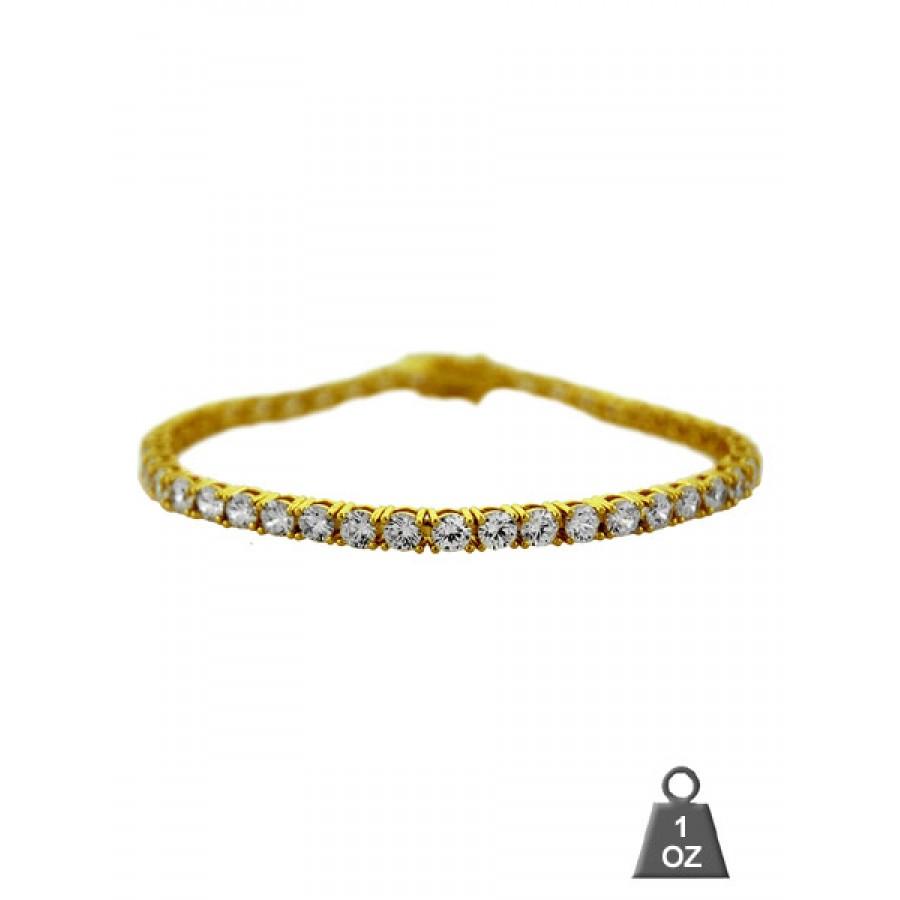 ROCK 4MM One Row Tennis Bracelet | 960542