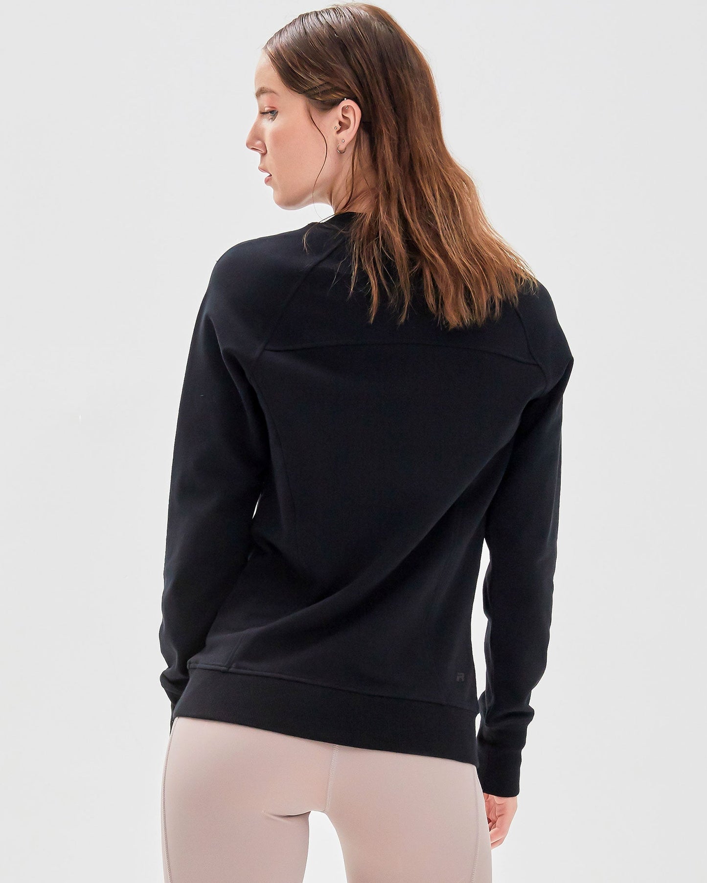 City Zip Slim Crewneck Sweatshirt