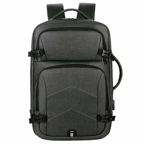 Mens Casual USB Charging Luxury Laptop Backpack Waterproof