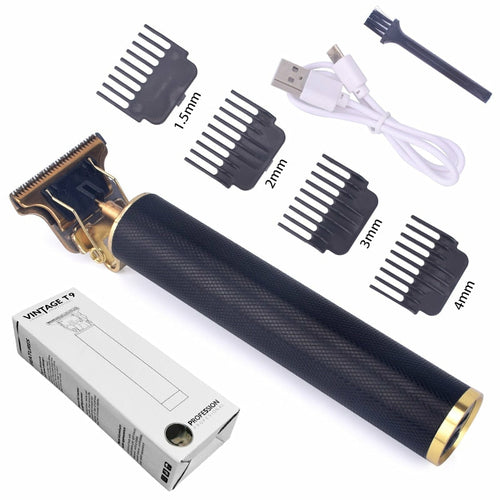 USB Rechargeable T9 Baldheaded Hair Clipper Electric