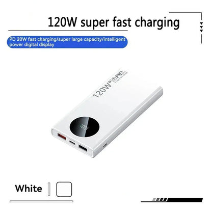 80000mAh High Capacity Power Bank 120W Super Fast Charging Powerbank