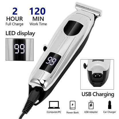 Hair Clipper Set Electric Hair Trimmer Cordless Shaver