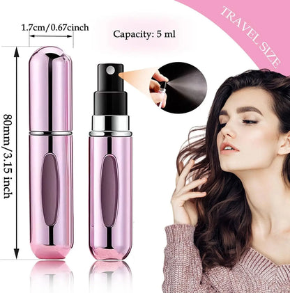 1/6Pcs/Set Travel Perfume Refill Bottle Portable Mini Atomizer