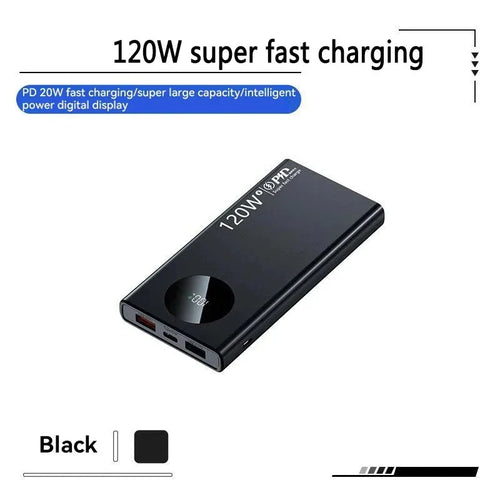 80000mAh High Capacity Power Bank 120W Super Fast Charging Powerbank