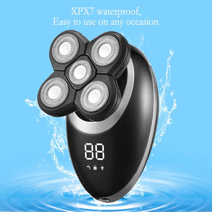 IPX7 Waterproof Electric Shaver Razor for Men Grooming Kit