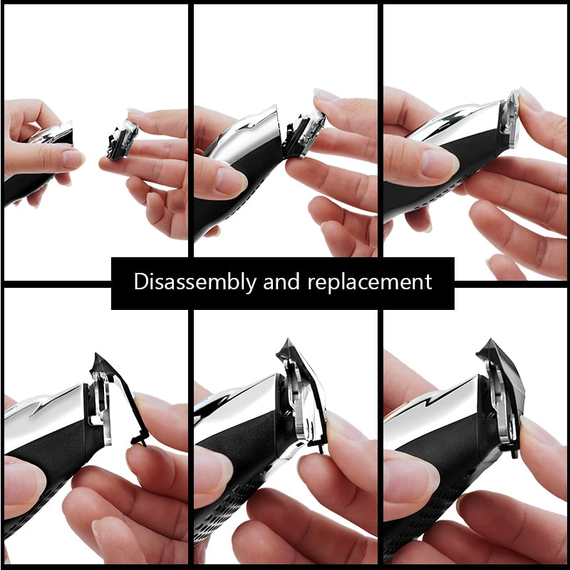 Hair Clipper Set Electric Hair Trimmer Cordless Shaver