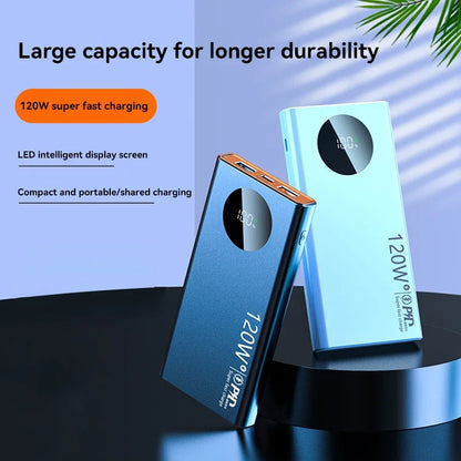 80000mAh High Capacity Power Bank 120W Super Fast Charging Powerbank