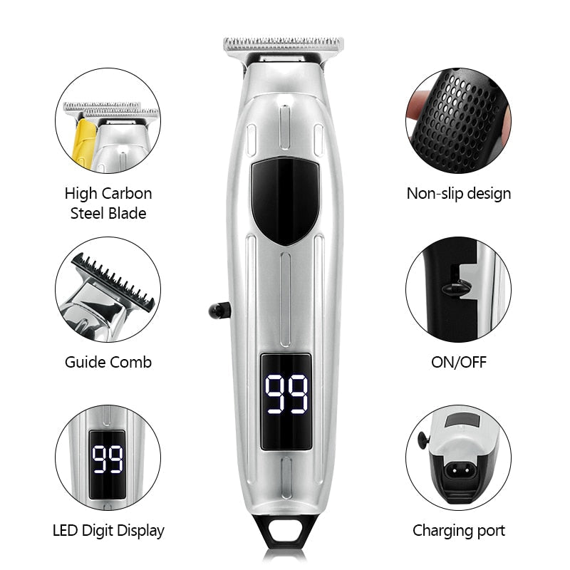 Hair Clipper Set Electric Hair Trimmer Cordless Shaver