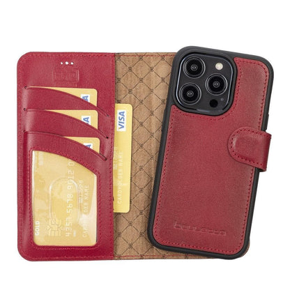 Apple iPhone 14 Series Detachable Leather Wallet Case Colorful - MW