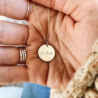 Be still - pendant necklace