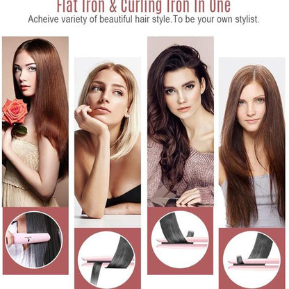 MiroPure 2-in-1 Infrared Ceramic Flat Iron Hair Straightener